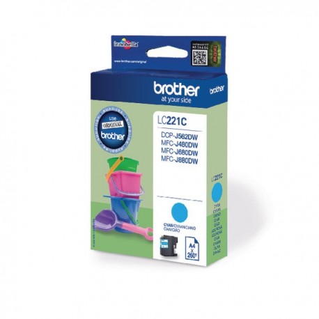 Brother Cyan LC221C Ink Cartridge