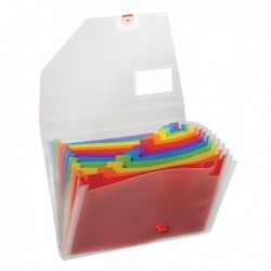 Snopake Rainbow Expanding Organiser A4