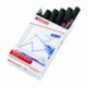 Edding 360 Drywipe Black Marker 4-360001