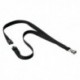 Durable 15mm Black Txt Lanyard Snap Hook
