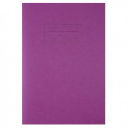 Silvine Purple Tough Shell Exercise Book