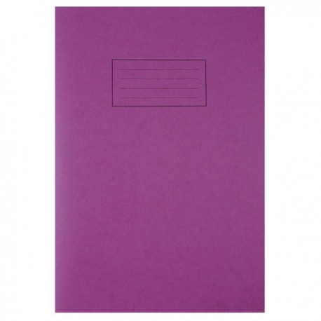 Silvine Purple Tough Shell Exercise Book