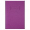 Silvine Purple Tough Shell Exercise Book
