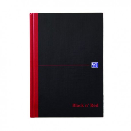 Black n Red A5 Single Cash Book Pk5