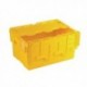 Attached Lid 54L Yellow Container 375817