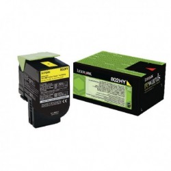 Lexmark 802HY Yellow Toner H/Y 80C2HY0