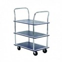 Barton 3 Shelf Trolley/Chrome Hndl PST3