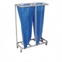 GoSecure Dble Sack Holder Silver SH2SIL