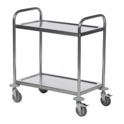 Economy Stainless 2-Shelf Trolley 375608