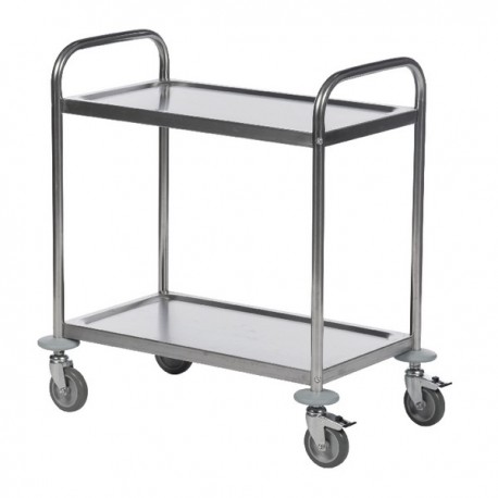 Economy Stainless 2-Shelf Trolley 375608