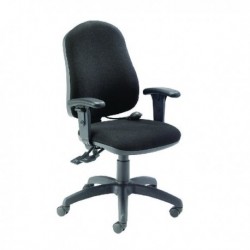 FF INTRO POSTURE CHR WITH ARMS CHARCOAL