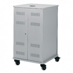 Nobo Grey Projection Trolley Cabinet