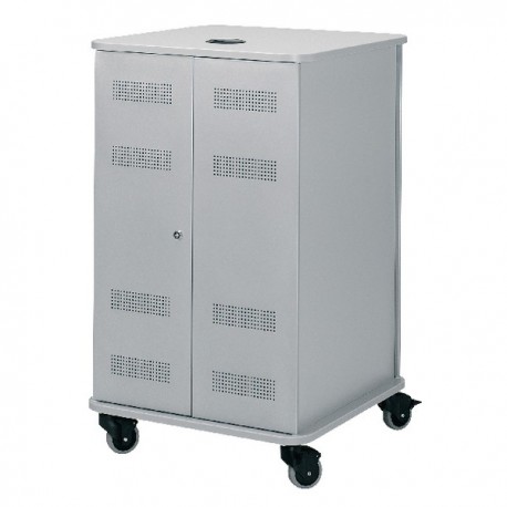 Nobo Grey Projection Trolley Cabinet