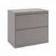 FF Bisley 2 Drawer Unit Goose Grey