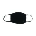 Reusable Cloth Masks 5x7in 4 Layer Cotton Black (Pack of 5)