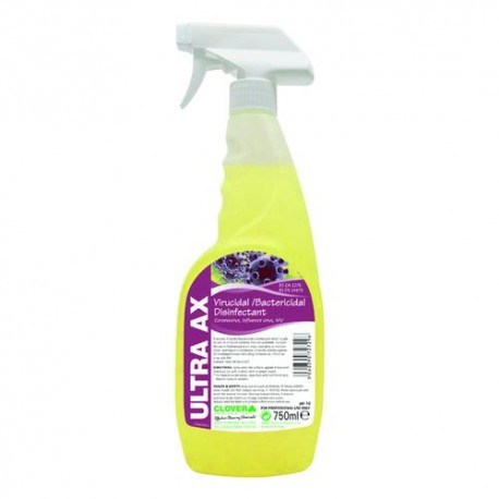 Ultra AX Disinfectant Spray 750ml (Pack of 6)