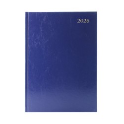 5 Star Desk Diary Week To View A5 Blue 2026
