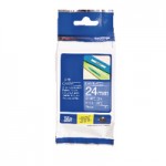 Brother P-Touch Tape 24mm White/Blue