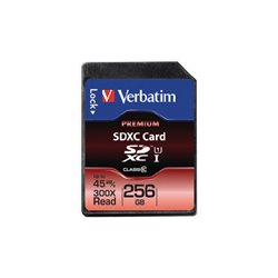 Premium SDXC Memory Card 256GB