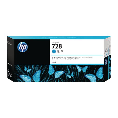 HP 728 Cyan Ink Cartridge F9K15ABGX