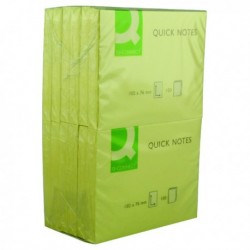 Q-Connect Yellow 76x102 Quick Notes Pk12