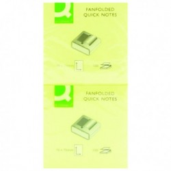 Q-Connect Fanfold 75x75 Quick Notes Pk12