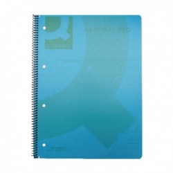 Q-Connect PP Spiral Pad A4 Blue Pk5