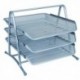 Q-Connect Silver 3 Tier Letter Tray