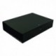 Q-Connect 75mm Box File FC Black Pk5