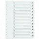Q-Connect 1-12 Punched Index A4 White
