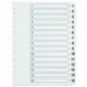 Q-Connect 1-15 Index Clear Tab White A4