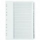 Q-Connect 1-31 Index Clear Tab White A4