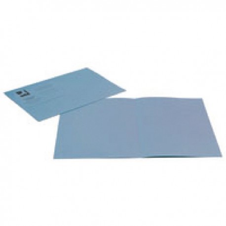 Q-Connect Sq Cut Folder 180g Blue Pk100