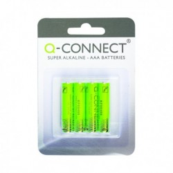 Q-Connect AAA Batteries - Pk4