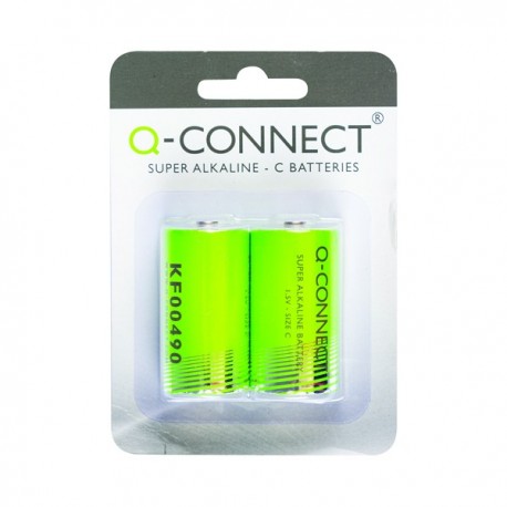 Q-Connect Size C Batteries Pk2