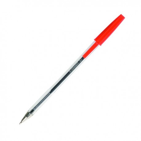 Q-Connect Ballpoint Pen Med Red Pk50