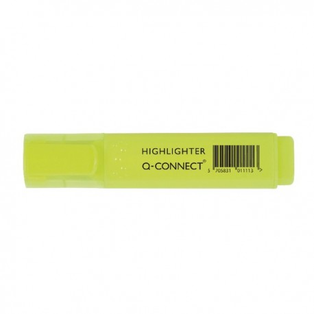 Q-Connect Yellow Highlighter Pen Pk10