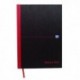 Black n Red A4 Dbl Cash Manscpt Book Pk5