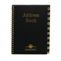 Concord Telephone Fax Index Book A5
