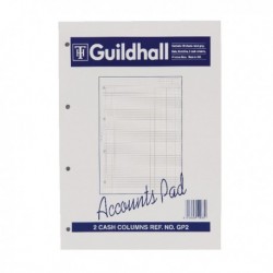 Guildhall 2 Column Account Pad A4 GP2