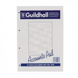 Guildhall 6 Column Account Pad A4 GP6