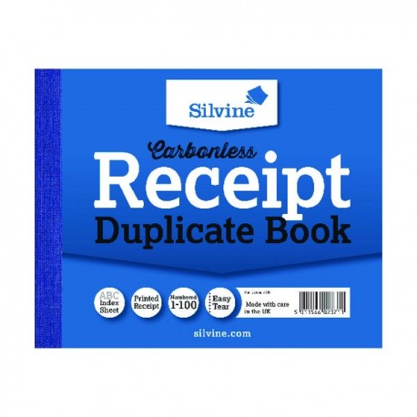 Silvine Duplicate Recept Book 720-T Pk12