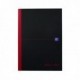 Black n Red A4 C/bound A-Z Notebook Pk5