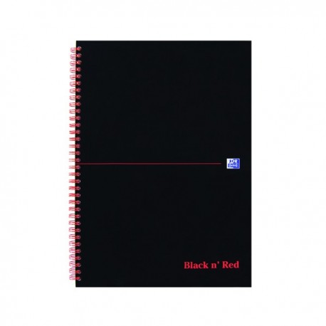 Black n Red A4 Indexed Wiro Notebook