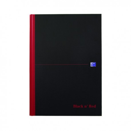 Black n Red A4 Plain Sketch Book Pk5