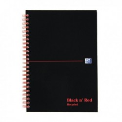 Black n Red A5 GL Hardback Wire Notebook