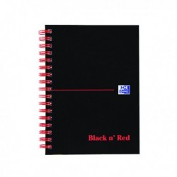 Black n Red A6 Ruled Perforated Notebook