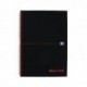 Black n Red A4 Feint H/back Notebook Pk5