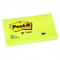 Post-it Recycled 76x127mm Yellow Notes