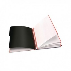 Black n Red A4 Project Book 200Pgs Pk3
